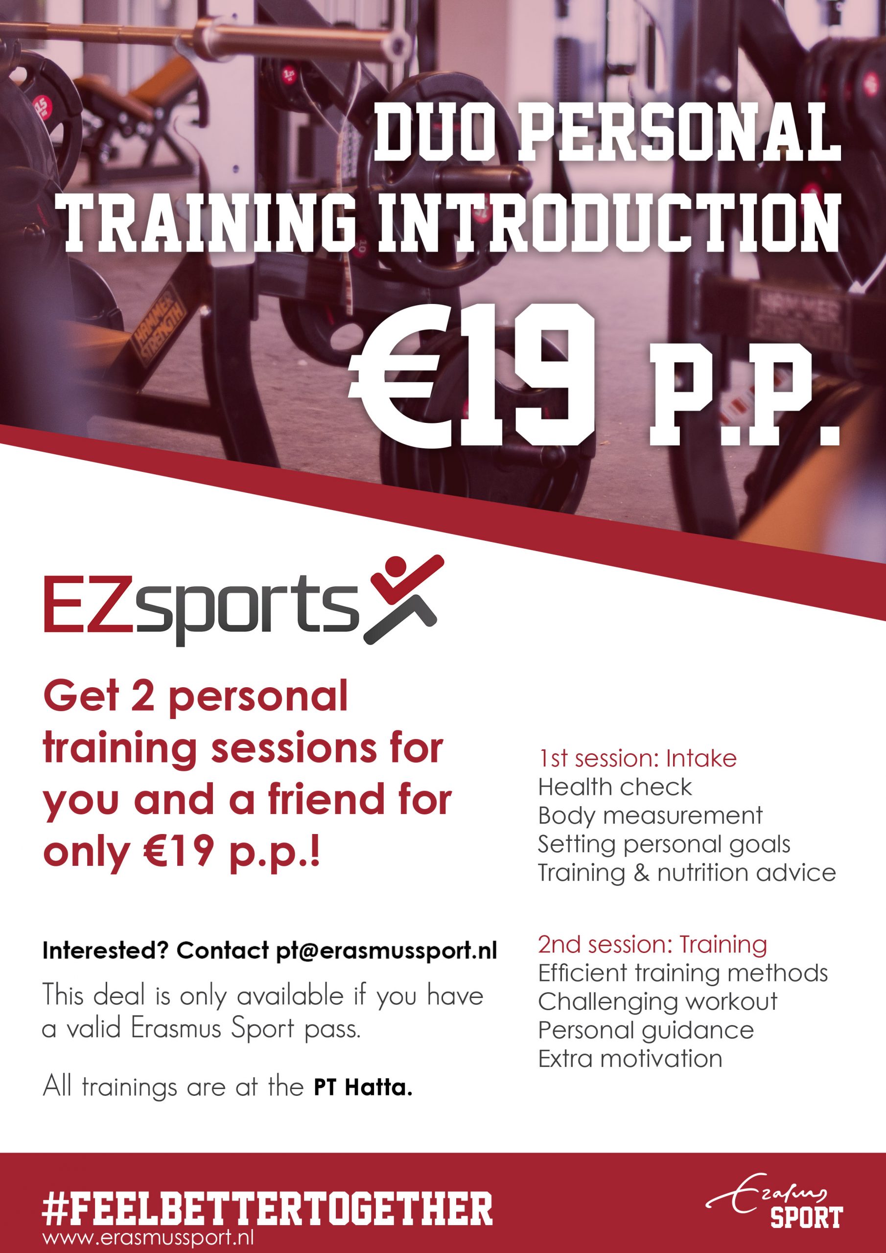 Personal Training - Erasmus Sport